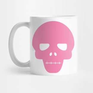 Cute Cartoon Pink Skull Mug